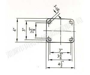 四點剎超重型腳輪